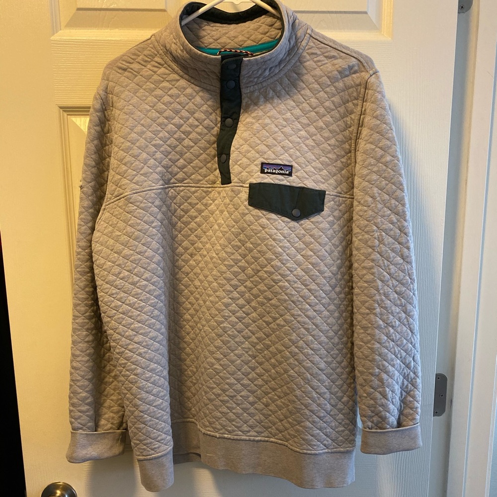 Patagonia woven sweatshirt